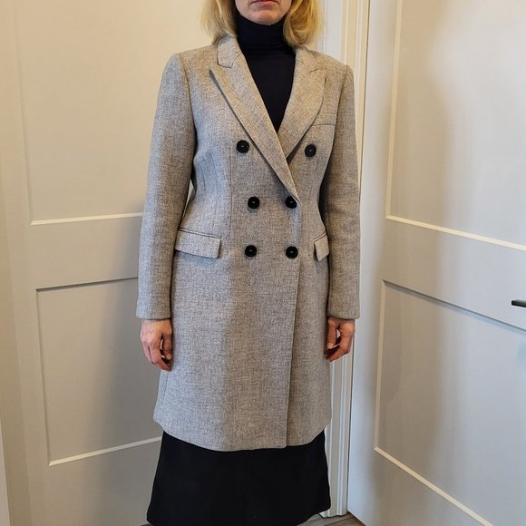 ZARA Limited Edition Wool Blend Coat - Picture 1 of 9